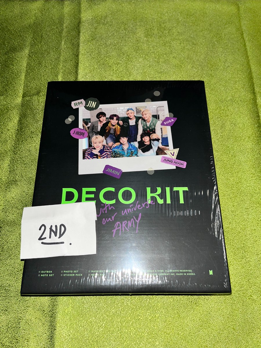 gdybph's tweet photo. ❗2-Days Piso Bidding❗
.
𝗕𝗧𝗦 𝟮𝟬𝟮𝟮 𝗗𝗲𝗰𝗼 𝗞𝗶𝘁 (𝘚𝘦𝘢𝘭𝘦𝘥) - 2nd stock
.
𝗦𝘁𝗮𝗿𝘁𝗶𝗻𝗴 𝗕𝗶𝗱: ₱1
.
Start: Aug 16, 2023 (9pm)
End: Aug 18, 2023 (9pm)

https://t.co/OFtjbJd19m https://t.co/cjFbQLh61Q