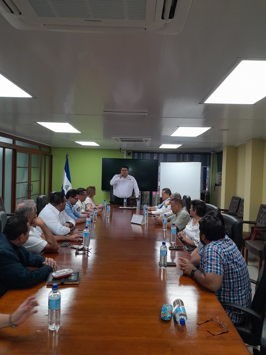 @cocatram Directorio de COCATRAM inicia gira técnica a las instalaciones de Puerto Corinto, como parte de las actividades de su CXIV reunión ordinaria quienes son recibidos por su Gerente General Sr. Pablo Gerald @EPN_Nicaragua