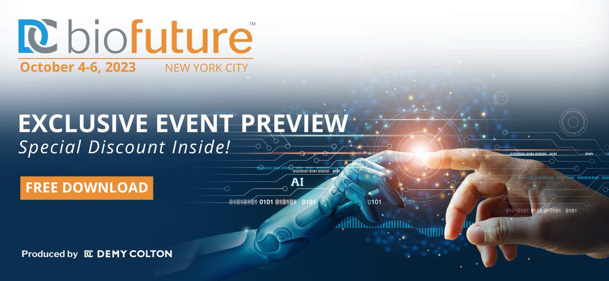 big4bio's tweet image. #BioFuture2023 is the Nexus for Innovators, Investors, &amp;amp; Changemakers to Rethink and Shape the Future of Healthcare. Download this FREE BROCHURE and get an exclusive preview of the event, PLUS get a special savings inside &amp;gt;&amp;gt; bit.ly/3QKH5dx
#biotech #ai #digitalhealth