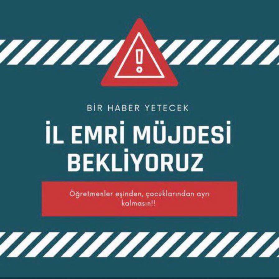 İl emri müjdesi bekliyoruz..

#MEBmazereteilemri