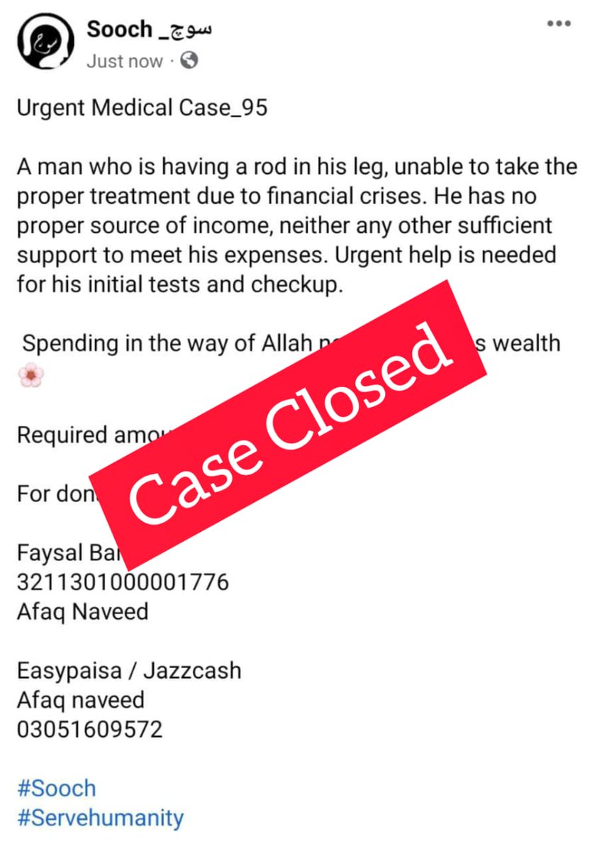 Sooch_official's tweet image. #Update
#Caseclosed
#Thanksforsupport