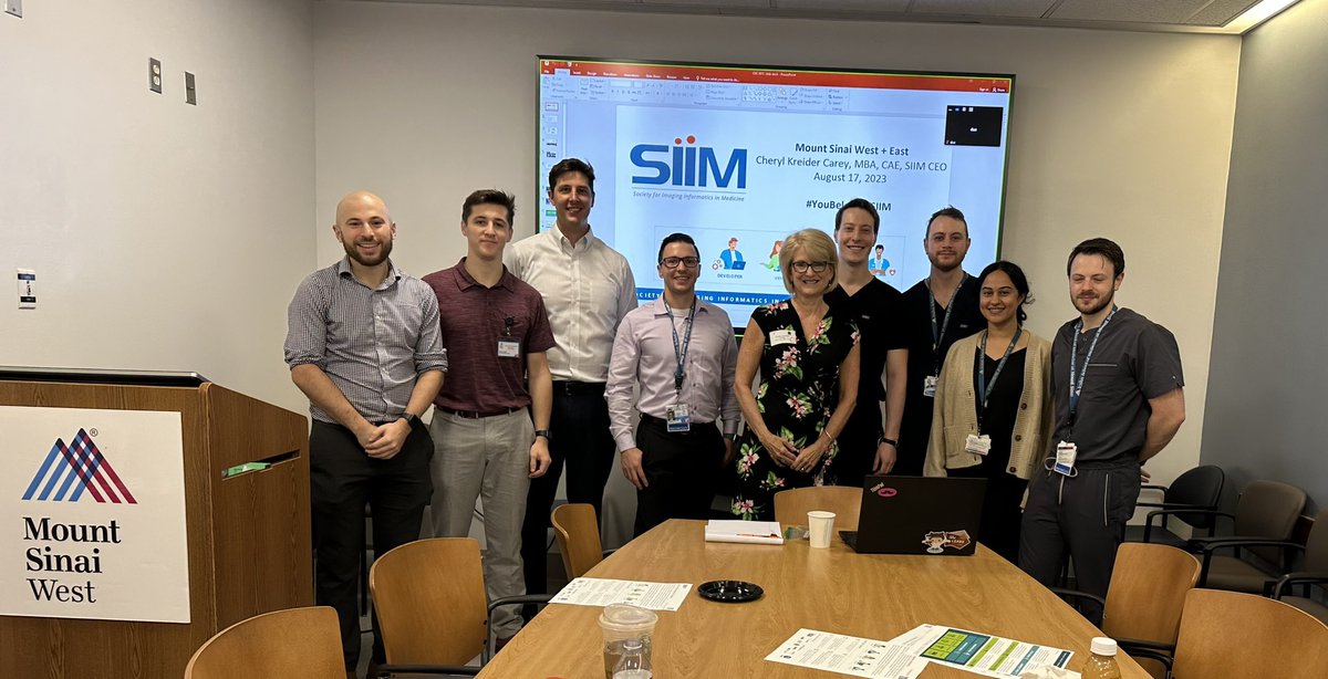 cherylkc's tweet photo. Privileged to share #SIIM with #radres @mswradiology @MountSinaiDR #YouBelongatSIIM https://t.co/fntTD8qHcp