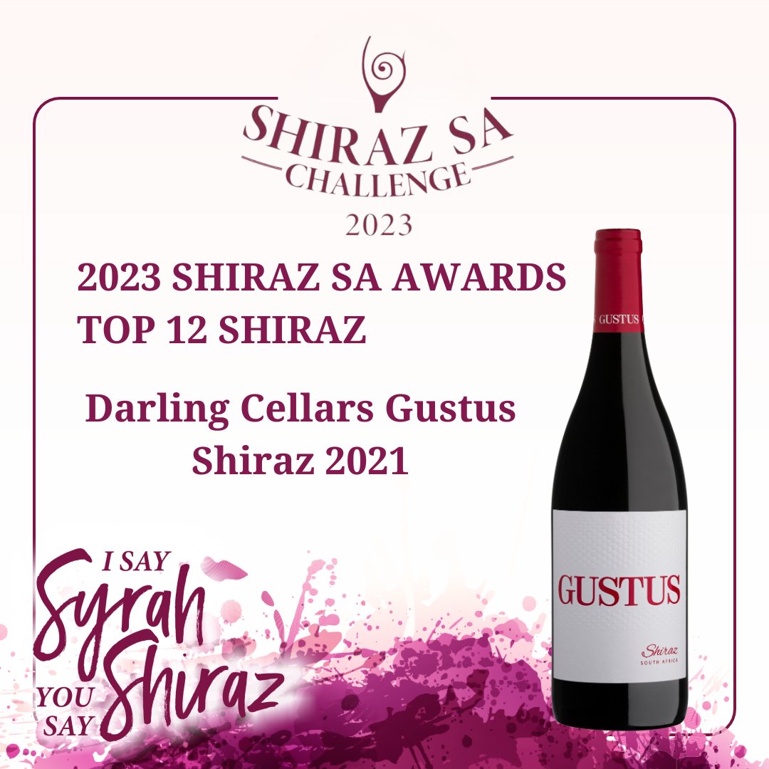 #ShirazSAAwards #ShirazSATop12 #winner <a href="/DarlingCellars/">Darling Cellars</a> Gustus Shiraz 2021
#ShirazWine #ShirazSAChallenge #Wine #ShirazSA #Vinventions #ISaySyrahYouSayShiraz