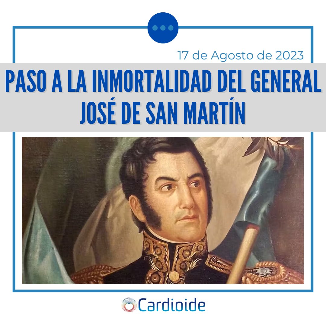 Cardioide3's tweet photo. “Hace más ruido un hombre gritando que cien mil que están callados” 

Hoy recordamos un nuevo aniversario del fallecimiento del Gral. José de San Martín, el "Libertador". 

#patria #argentina #sanmartin #historia #feriado #cardioide https://t.co/4svj7U9vHL