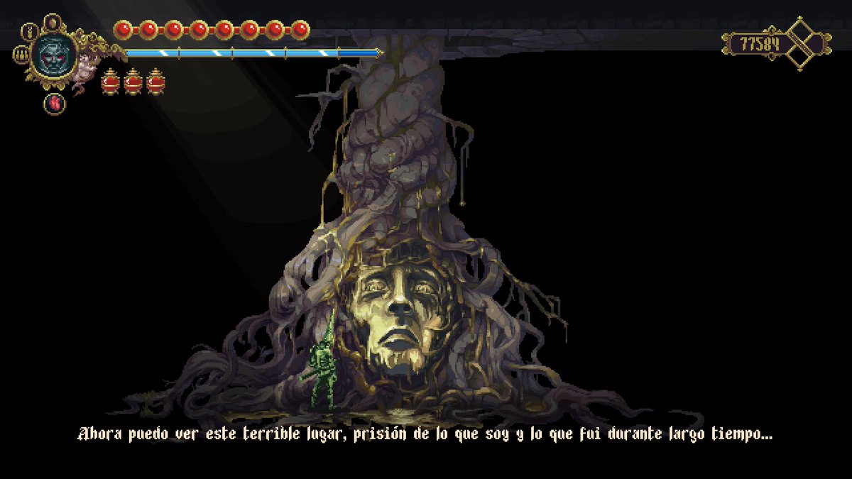JKanesky's tweet photo. Como puede ser tan putamente épico este juego?? #Blasphemous https://t.co/ahwMY5NXoJ