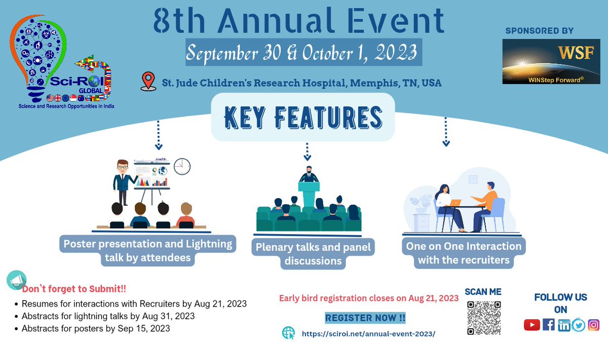 Institutions participating in our annual event (Sept 2023) include <a href="/CSIR_IND/">CSIR, India</a> <a href="/NCBS_Bangalore/">National Centre for Biological Sciences</a> <a href="/TIFRH_buzz/">TIFR Hyderabad</a> <a href="/iitroorkee/">IIT Roorkee</a> <a href="/bitspilaniindia/">BITS Pilani</a> <a href="/TIGS_India/">Tata Institute for Genetics and Society, India</a> <a href="/iiserbhopal/">IISER Bhopal</a> <a href="/IITKanpur/">IIT Kanpur</a> <a href="/snbkol/">S.N. Bose National Centre for Basic Sciences</a> <a href="/iitbombay/">IIT Bombay</a> <a href="/iiscbangalore/">IISc Bangalore</a> <a href="/AmityUni/">Amity University</a> <a href="/SRM_Univ/">SRM Institute of Science and Technology</a> <a href="/tvmiiser/">IISER Thiruvananthapuram</a> <a href="/DBTIndia/">Department of Biotechnology</a> <a href="/IndiaDST/">DSTIndia</a> <a href="/serbonline/">SERB</a> @NIEHS.