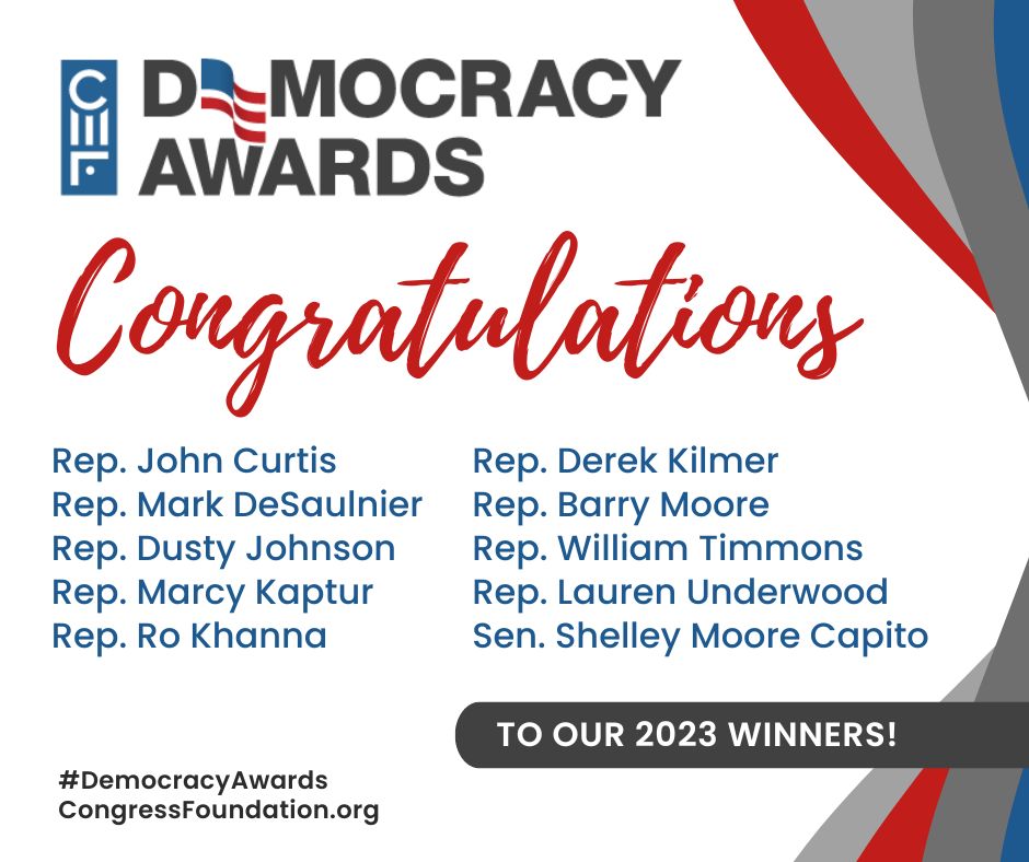 Congratulations to our 2023 #DemocracyAwards winners!🎉