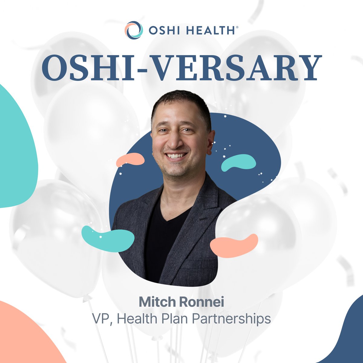 Congratulations to Mitch Ronnei, VP of Health Plan Partnerships, on his Oshi-versary! We deeply appreciate his impactful contributions. We applaud his journey and look forward to even more accomplishments ahead. #EmployeeAnniversary #OshiHealth #Oshiversary