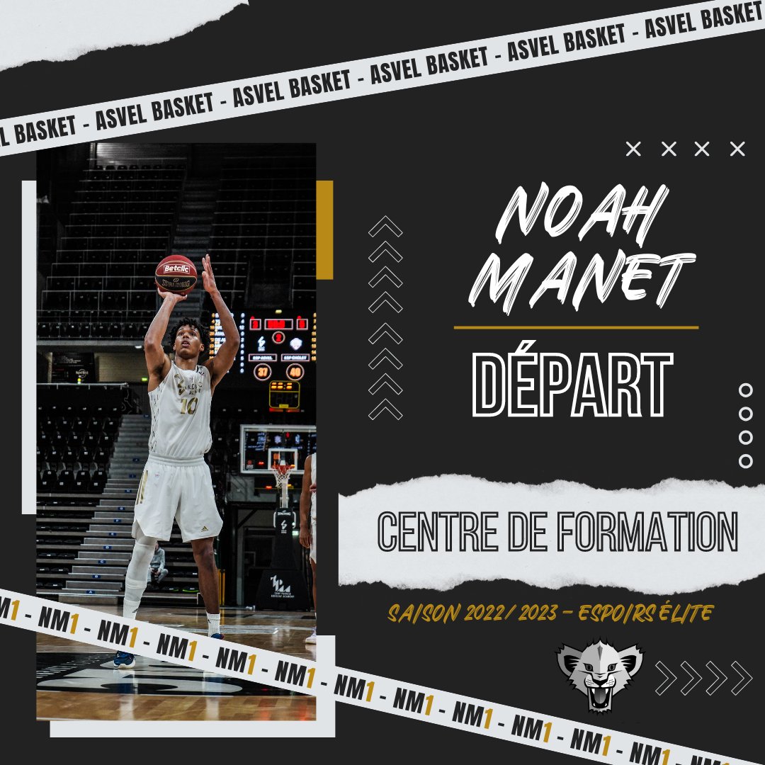 Noah va officiellement lancer sa carrière professionnelle💥 

Il s’engage officiellement avec LDLC ASVEL (2 ans) et part directement en prêt (1 an) à <a href="/LYONSObasket/">LYONSO BASKET</a> 🦁

1/2