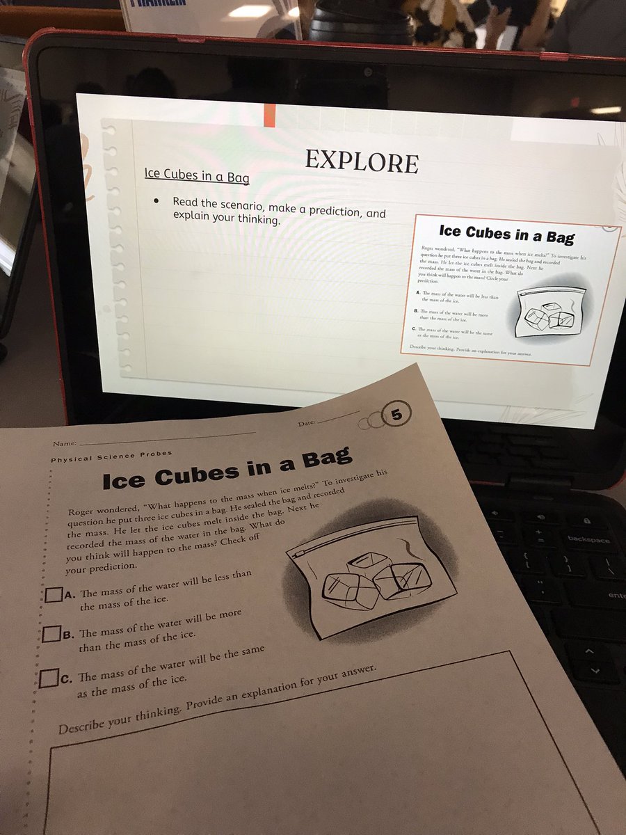 vasquezSTEM's tweet photo. The ‘23-‘24 school year is off to a great start! Having some fun at my Science Facilitator meeting getting to EXPLORE Ice Cubes in a Bag! @NISDHenderson @NISDElemScience #TeamSciSS https://t.co/CMZV7Kj3oF