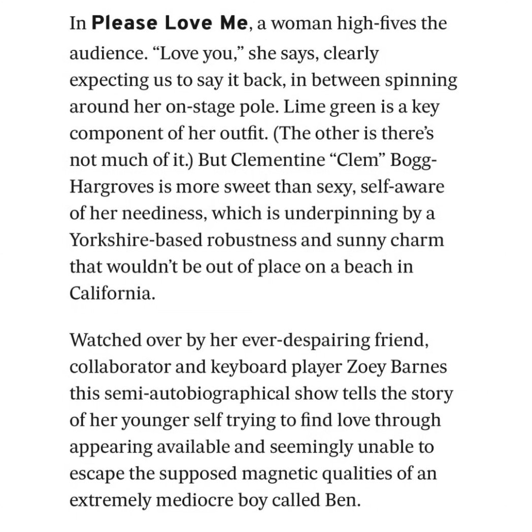 Please Love Me - EdFringe Premiere Aug 2nd-26th tweet media