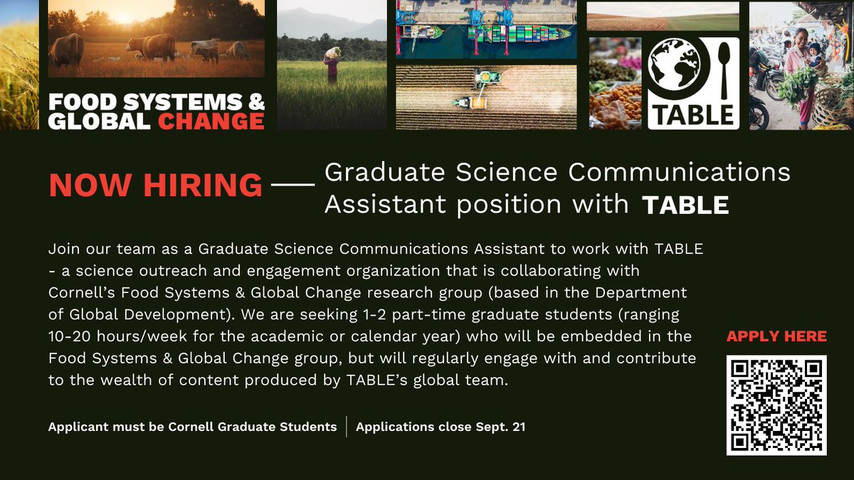 Cornell Food Systems & Global Change tweet media
