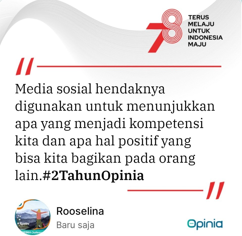 Rooselina2's tweet photo. https://t.co/rF1Uogbwhb
@BarbaraTingting
@ayahkasih
@WiseLoveHope
@estikurnia130
@DanuZinc
#2TahunOpinia
#BerbagiIde&Cerita
#HUTRI https://t.co/5Qkur43Gaw