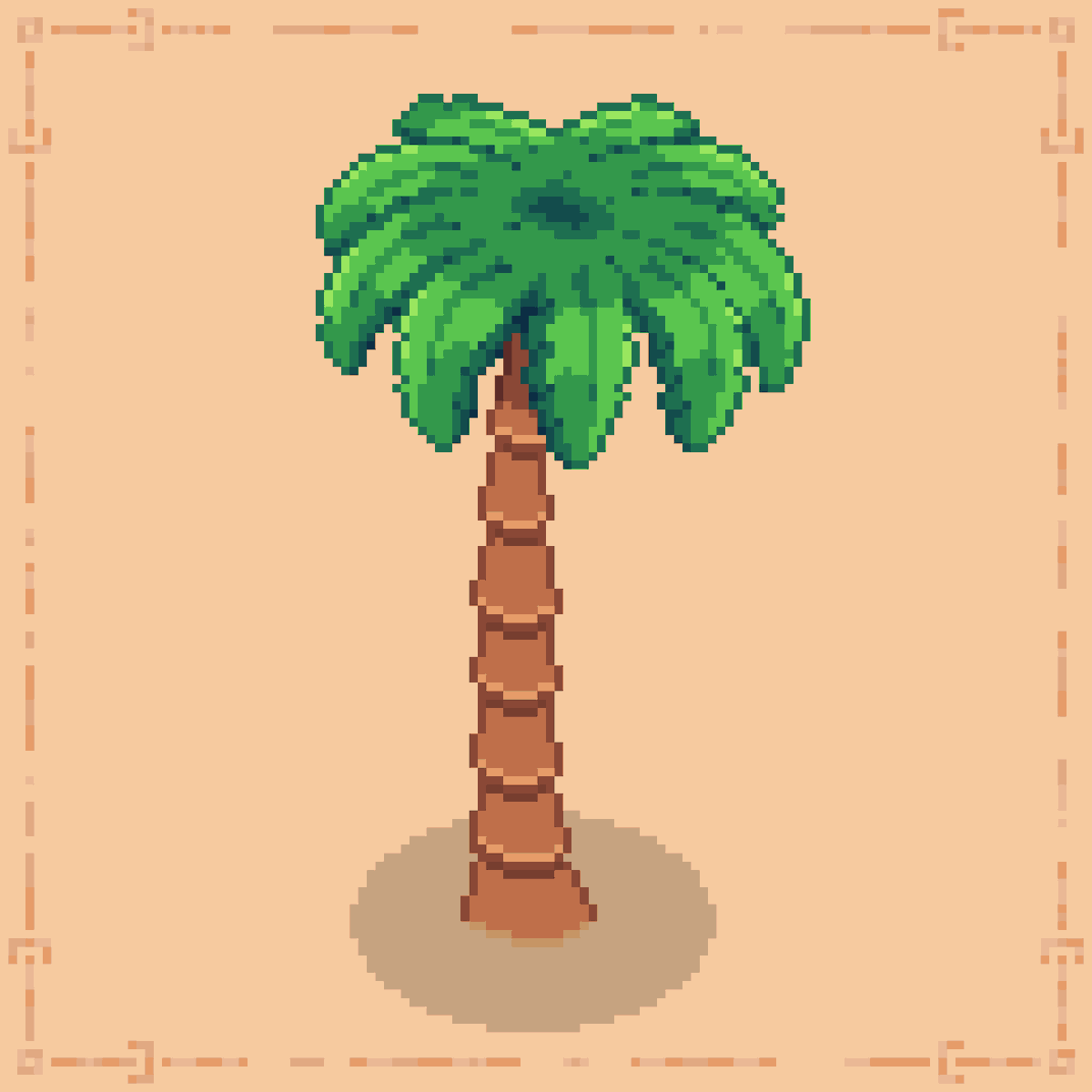 DeliIslandGame's tweet photo. Palm Tree!
#pixelart #gamedev https://t.co/5IGrKwWXb9