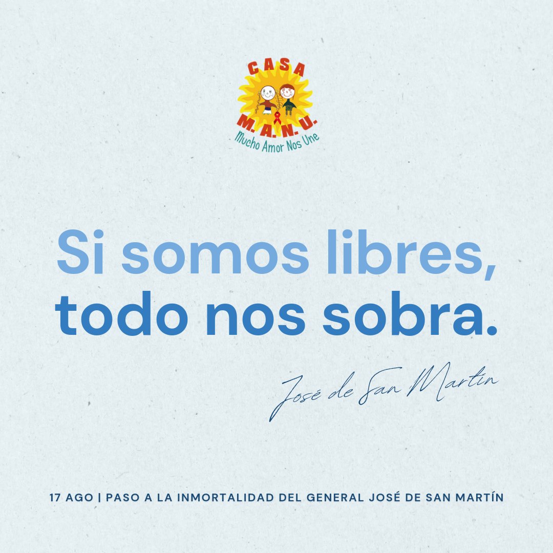 Hoy recordamos al libertador de América, General José de San Martín. Una figura clave para la concreción y consolidación de la independencia política de Argentina. 

💛🇦🇷💛

#Argentina #SanMartin #América #Patria #casamanuarg #CasaMANU #MuchoAmorNosUne
