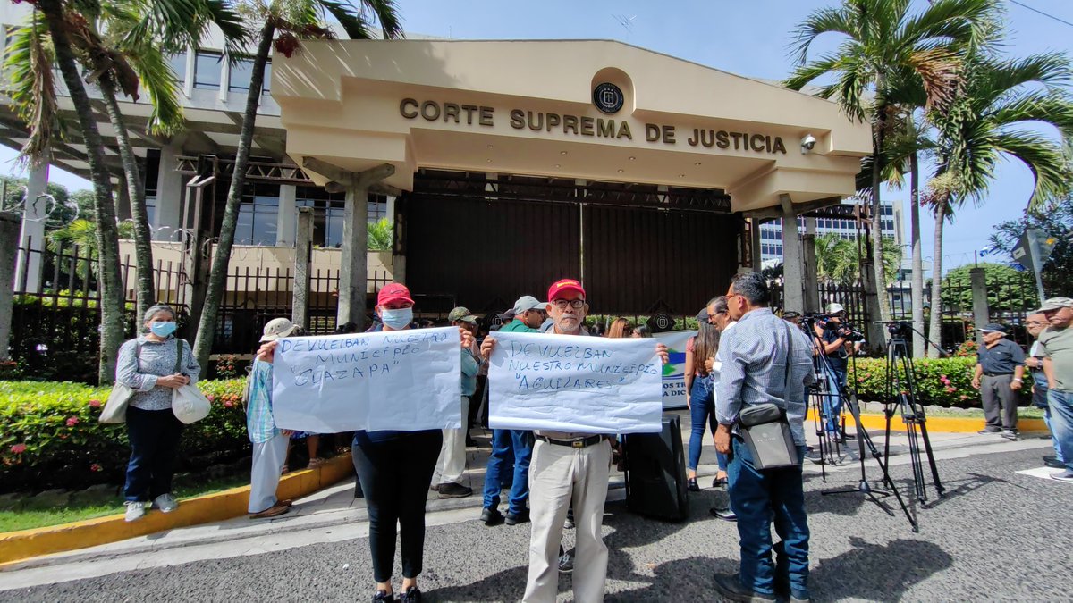 La Alianza Nacional El Salvador en Paz presentó un recurso de inconstitucionalidad para que la <a href="/SalaCnalSV/">Sala de lo Constitucional</a> derogue el decreto que eliminó los 262 municipios y los redujo a 44.