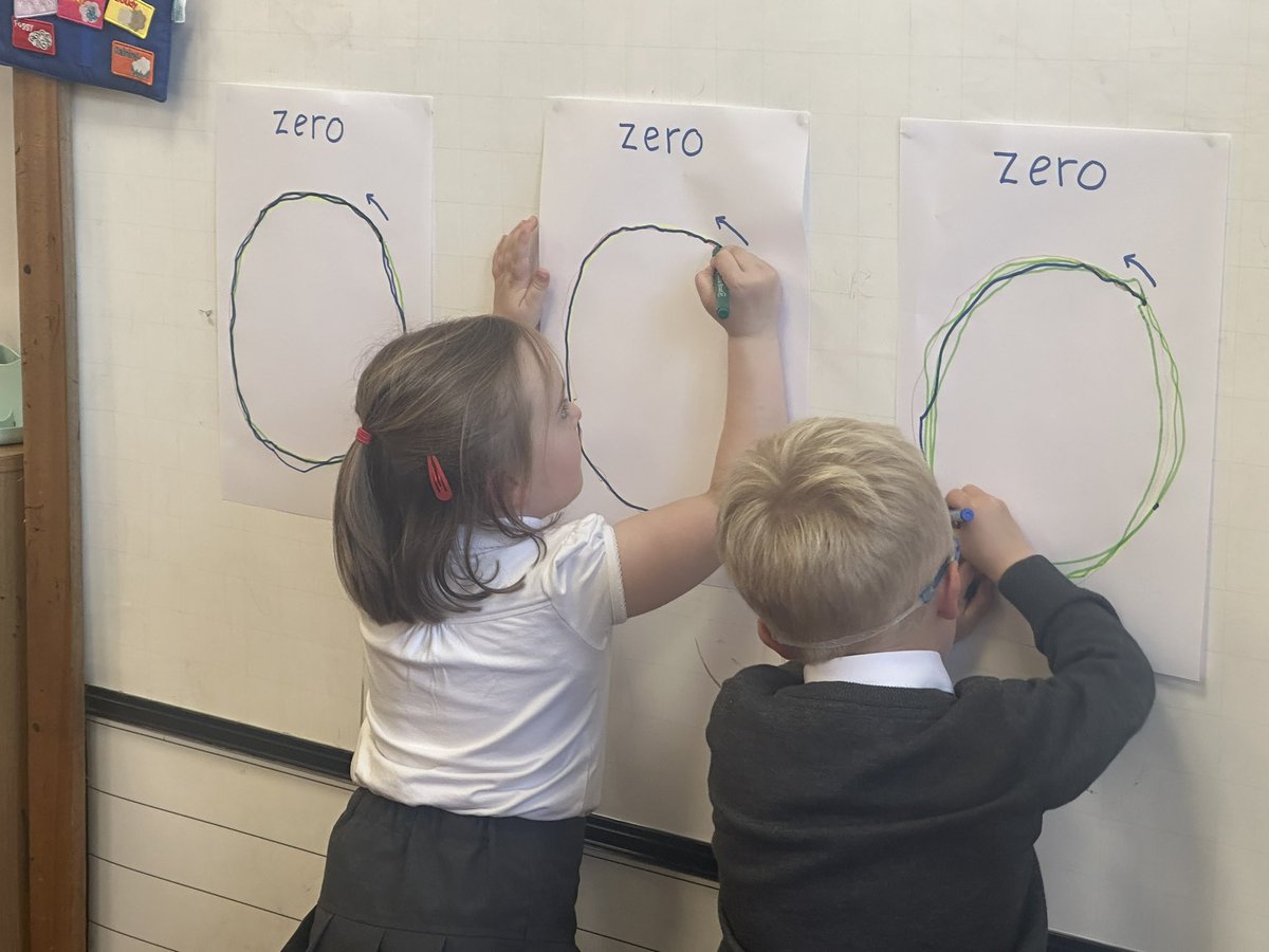 MissBallBPS's tweet photo. Today we have been counting to five and writing the number zero. @BPS_P1 https://t.co/jqD0TJ9aMq