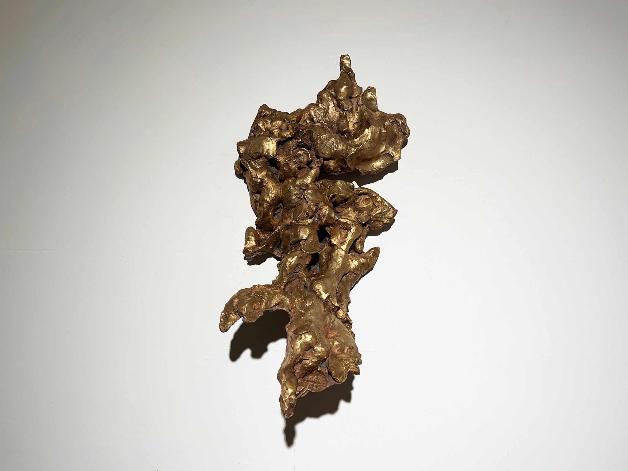 憂鬱を吹き飛ばす!森の中で出会った奇跡の紫陽花、油絵 春の草花の