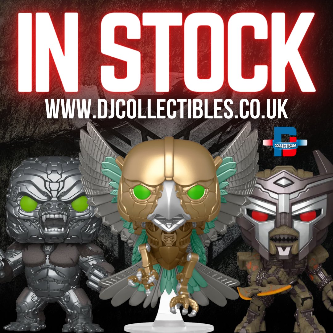 UkofficialDJC's tweet image. 🚘 IN STOCK 🚘

Check out the latest Transformers: Rise of the Beasts Funko Pops that are now IN STOCK at DJcollectibles, including the 2023 Summer Convention exclusive ’Airazor’!

Shop now 👉🏼 djcollectibles.co.uk/search?q=trans…

#funko #funkop #TransformersRiseOfTheBeasts