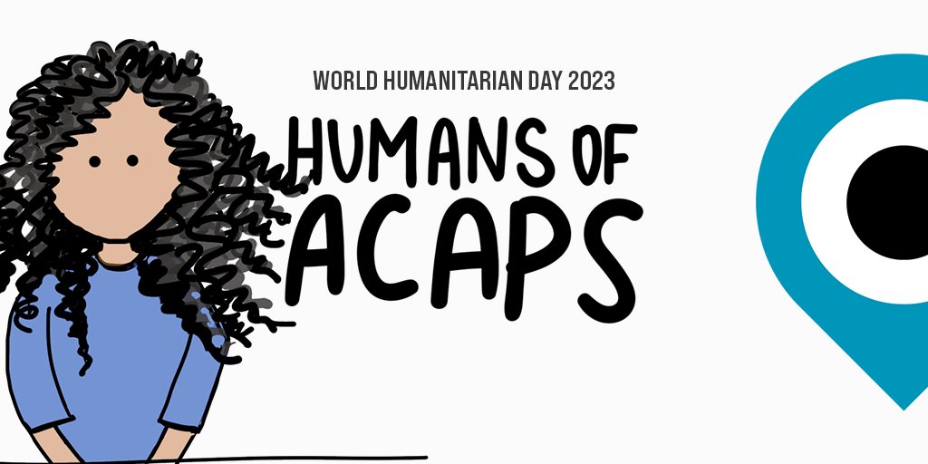 ACAPSproject's tweet photo. #WorldHumanitarianDay Our second feature today on the #HumansofACAPS series is Oyessorzo — information analyst.

🧵 https://t.co/zLu4vSytXc