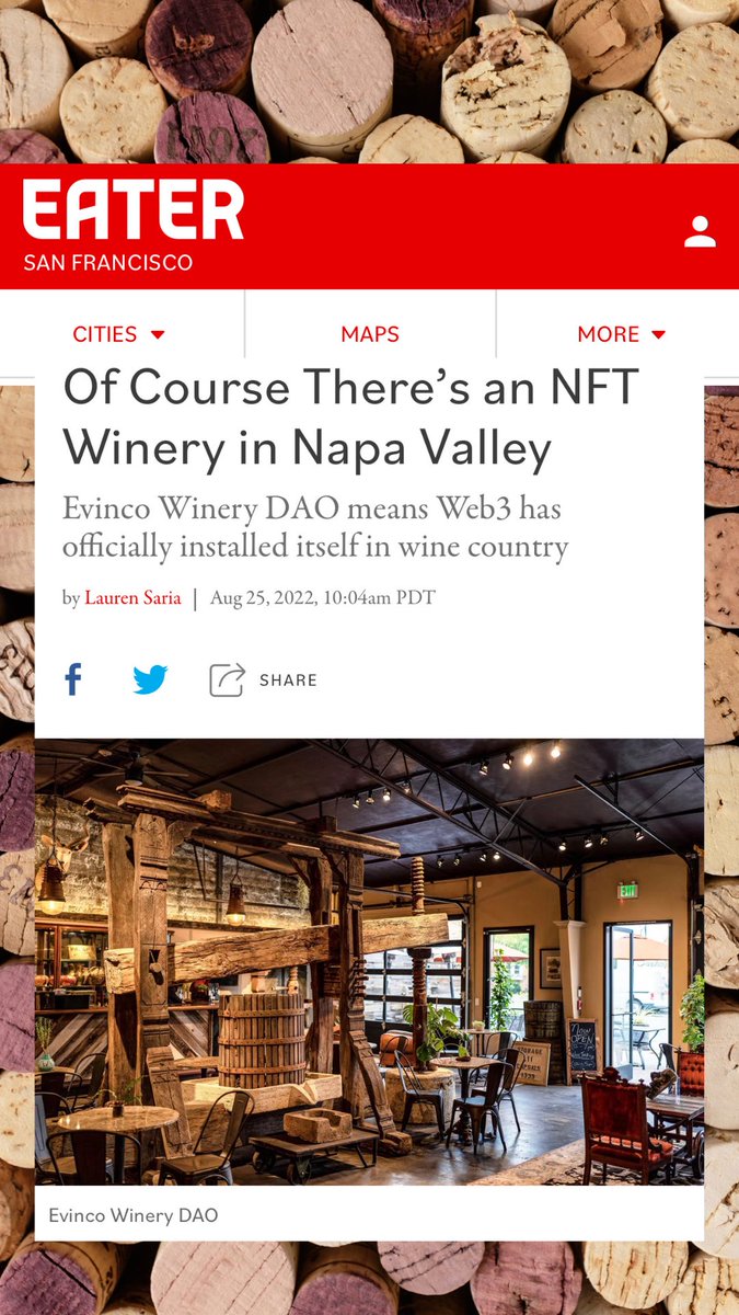 Evinco Winery DAO (🍷,🍷) tweet media