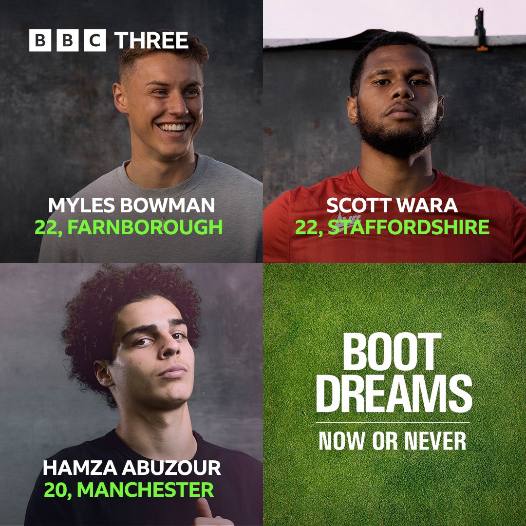 bbcthree's tweet photo. Meet the #BootDreams players fighting for another chance to make their dream of being a pro football player come true ⚽️ https://t.co/0ciAqAZ2qp