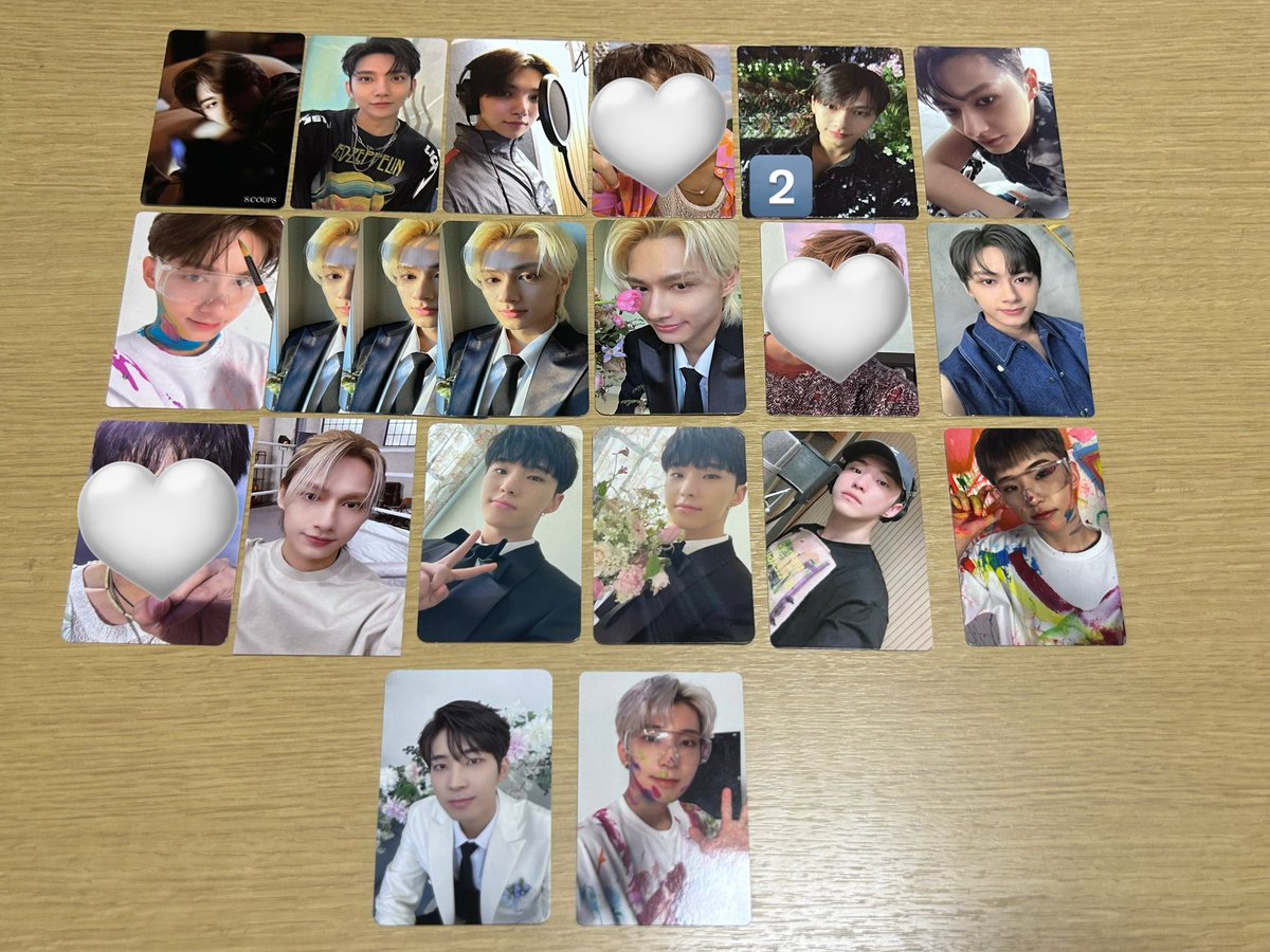 mtr_622's tweet photo. @CARAT_137 検索から失礼致します。
当方こちらのジュンを所持しているのですが💖のドギョムと交換可能なものはございますでしょうか？御検討よろしくお願い致します。 https://t.co/18Y9cEeH5q
