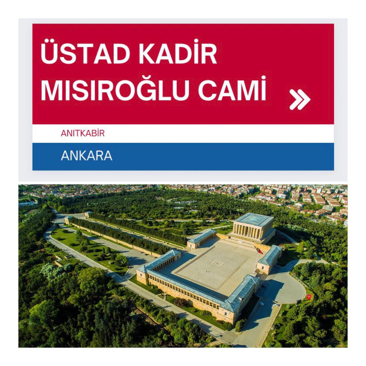 ErdemOzveren571's tweet photo. Ankara Büyükşehir Belediye Meclisi'nin oybirliğiyle aldığı karara göre, Anıtkabir'e 300 metre mesafedeki 35 bin metrekarelik bölgeye büyük bir Cami yapılacak. 

Yapım Kararı Alına Bu Büyük Caminin
#ÜstadKadirMısıroğluCami
Olması için Paylaşalım. https://t.co/F6SGr7V0vY