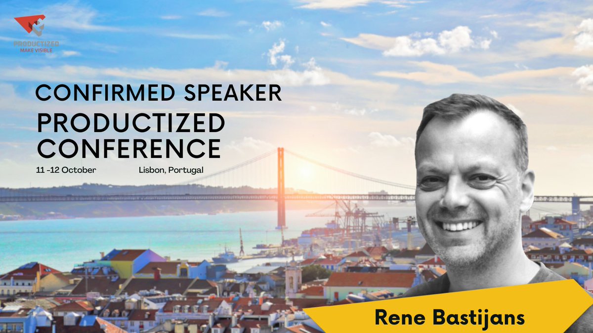 ProductizedConf's tweet image. 🌟Rene Bastijans is the speaker announced this week. He is a Growth-focussed Researcher. #Productized23 #SummerPosts #VacationVibes #BusinessInSummer