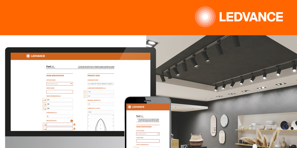LedvanceSpain's tweet image. ➗ Planifica tus proyectos de #iluminación a la velocidad de la #luz gracias a nuestra calculadora #FastLight bit.ly/3INsc4u 

#LEDVANCE