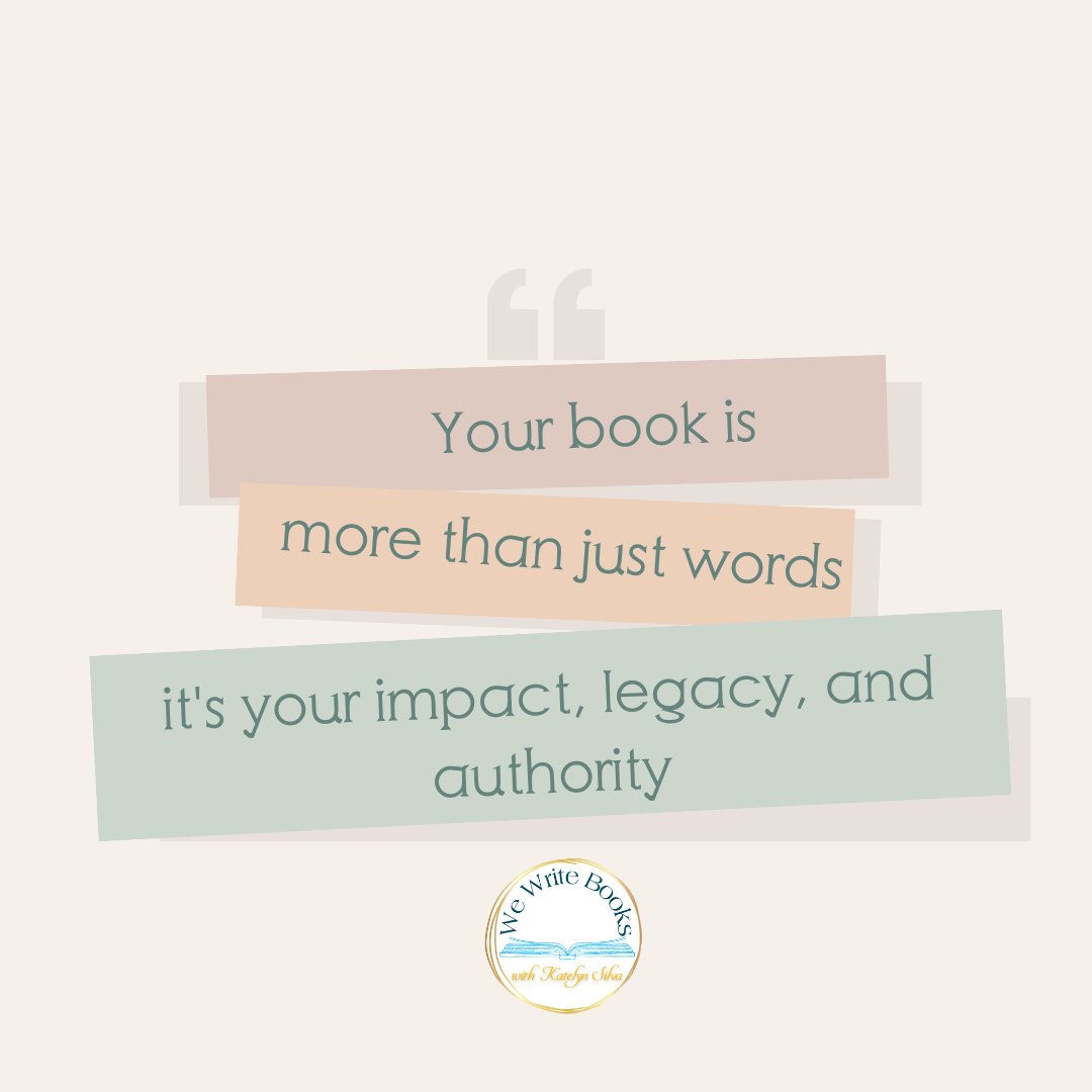 wewritebooks's tweet image. Your book is your legacy. Write with clarity and purpose. Join me in crafting impactful stories.  #AuthorJourney #WritingLegacy #writersblockbegone, #writersblockunblocked, #writenow