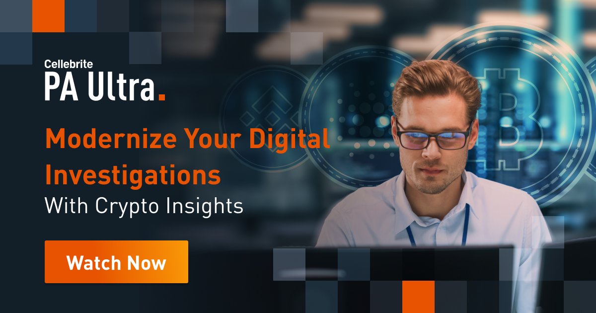 Cellebrite's tweet photo. #Cellebrite and #Chainalysis make investigations on crypto artifacts a breeze.

Access crypto artifacts quickly and easily, and be at the top of your investigative processes.

Want to learn more? Register here: https://t.co/0bUkR1cAQk 

#CryptoArtifacts #DigitalForensics https://t.co/7oZIHykpJb