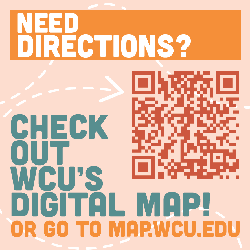 WCUTechCommons's tweet photo. Need directions to find the Technology Commons or anything else on campus? No problem! Check out WCU's digital map! https://t.co/YgmvZoYZoH