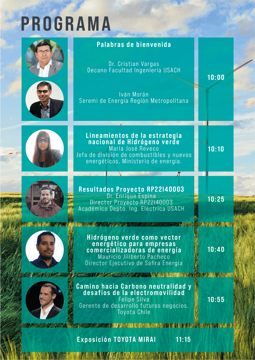 UsachIngenieria's tweet photo. Cierre proyecto Desafíos Públicos 'Diseño e Implementación de Coupling de Electrolizadores y Generación Renovable Basado en Nuevo Convertidor Modular Multinivel para Producción Eficiente de Hidrógeno Verde'. Con @MinEnergia , Safira, #Toyota y el @DIEUSACH . Inscripción en el QR https://t.co/vd2Eu8r5qm
