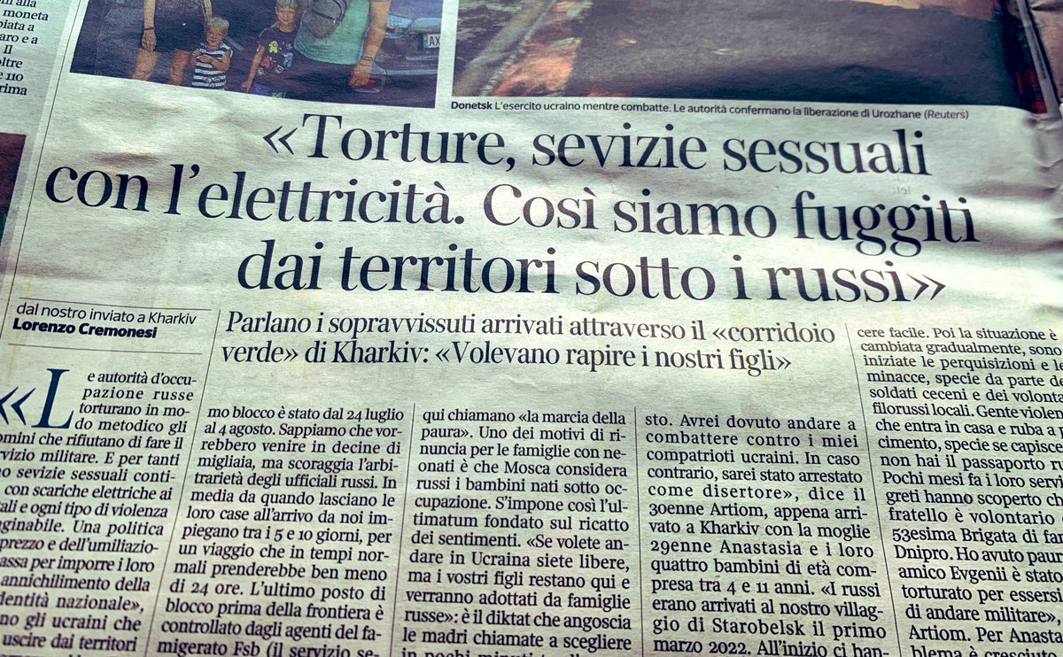 OGiannino's tweet image. Tanto l’Occidente col tempo si abitua a tutto. È la scommessa di Putin. Infatti dopo 18 mesi fosse comuni, torture e deportazioni inflitti dai russi all’Ucraina fanno ormai sbadigliare i più. L’obiettivo non più sussurrato diventa “ehh, Putin non va umiliato, Zelensky si…