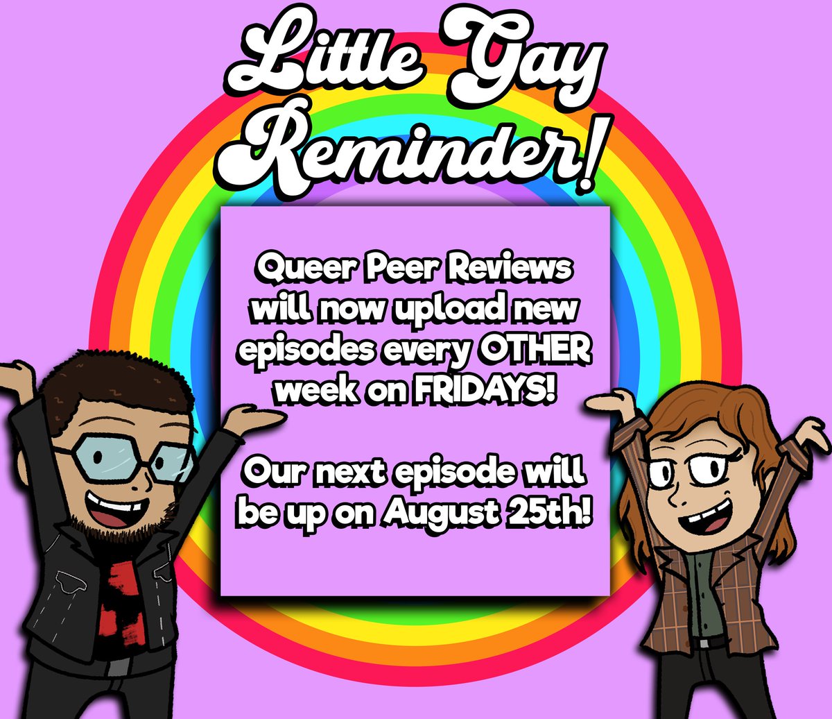 🏳️‍🌈 Just a reminder we're are now uploading bi-weekly! 🏳️‍🌈