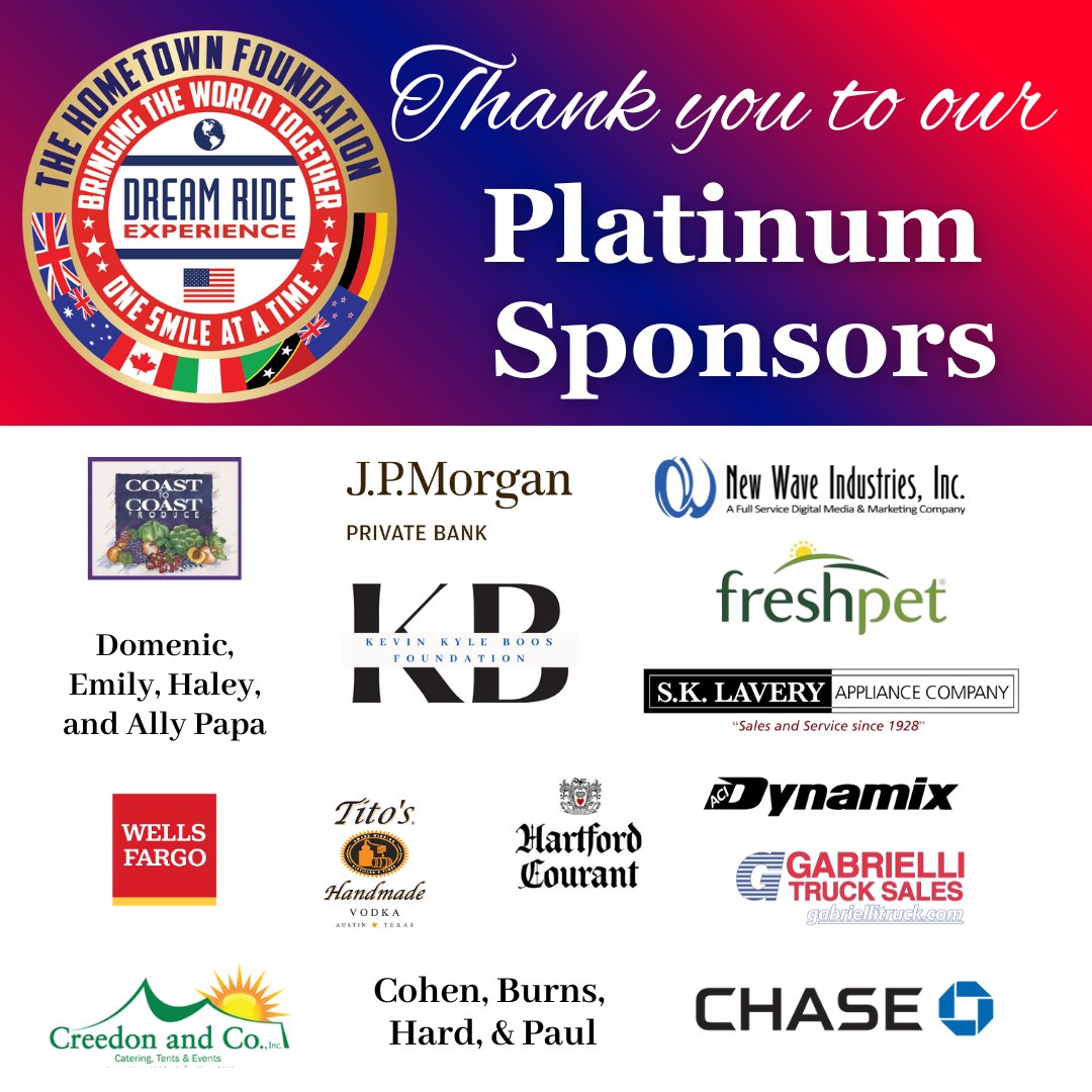 Thank You to all of our Platinum Sponsors!
