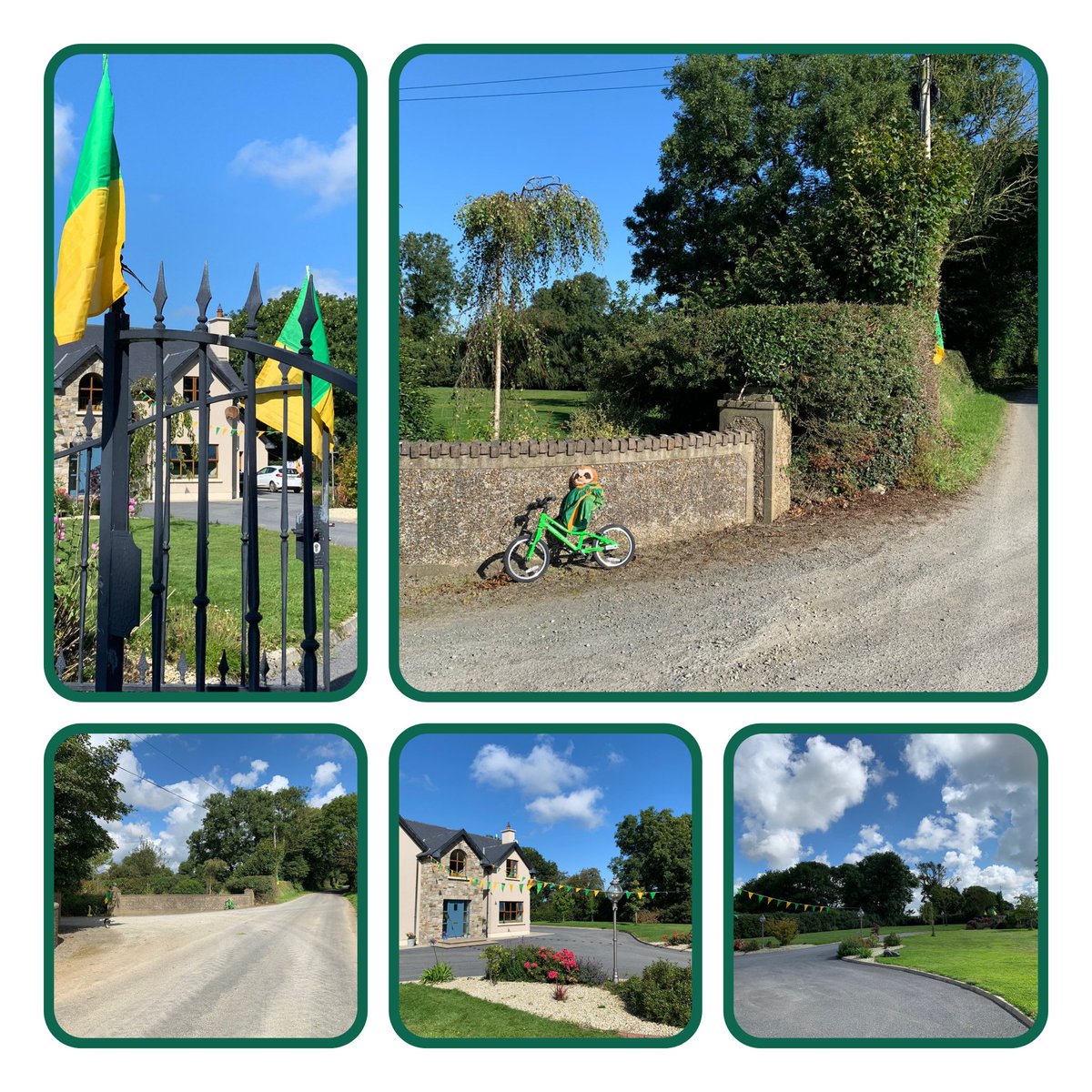 RathCushGAA's tweet photo. Just a few of the photos sent into us of the pride and craic around the club members this week..
#CountyFinalWeek
RathCush Abú
💚💛💚💛💚💛 https://t.co/qins7jzekH