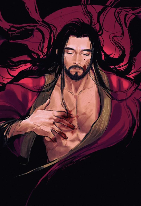 真的畫了好多紂王 