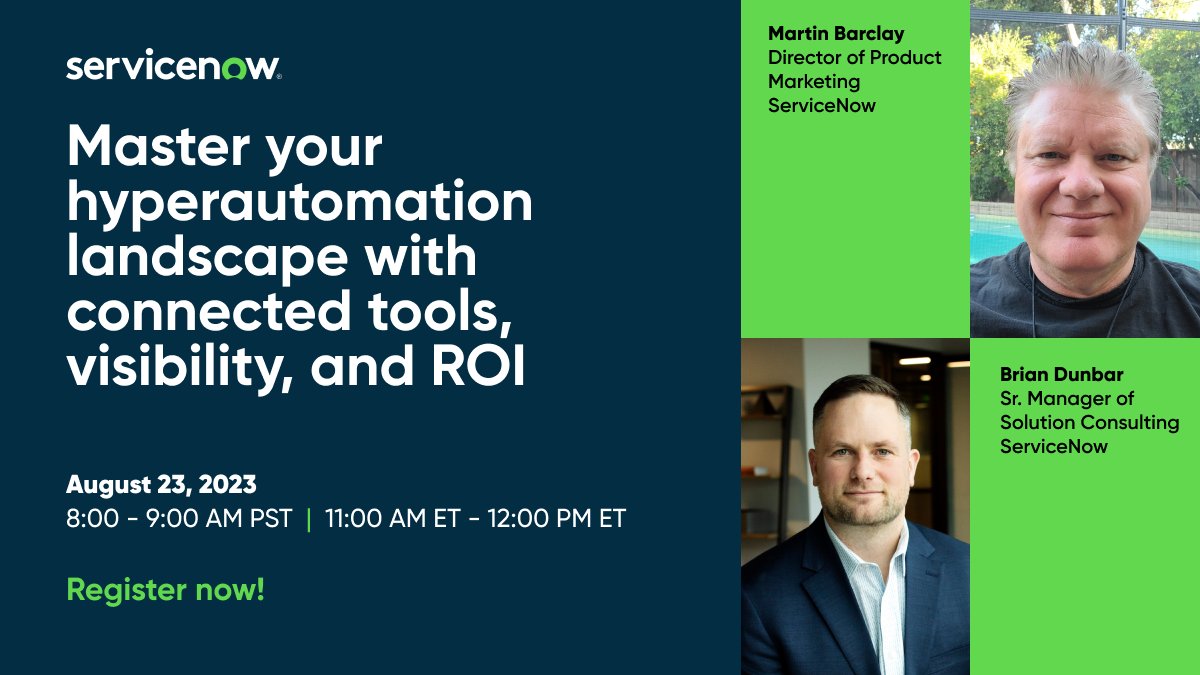 ed0mess1's tweet photo. Discover how hyperautomation can help teams and CoEs link different systems and automation technologies into a single, cohesive whole to transform efficiency and achieve better experiences at scale. Reserve your seat: https://t.co/rFTX7QnTjS https://t.co/fUCa7b4vHO