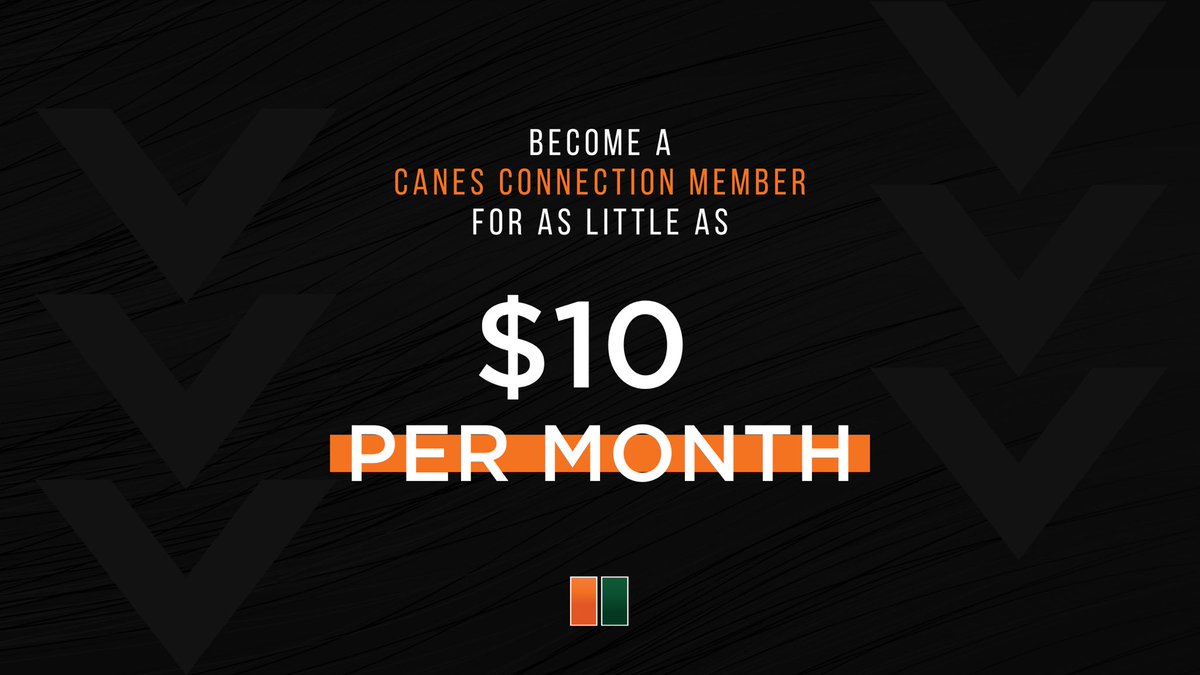 CanesConnection's tweet photo. Show your support today with as little as $10 per month and get behind the scenes like never before.

With a $10 monthly contribution, you'll get access to:

🙌🏻 Exclusive student-athlete interviews and content
🙌🏻 Invitations to Canes Connection events
🙌🏻 Invitation to our annual New Student-Athlete Welcoming Reception

So don't miss the action! Become a member today!
•
•
•
#CanesConnection #GoCanes #ItsAllAboutTheU #CanesConnectionMembership #BecomeAMember #ANewEraBeginsWithU #SupportStudentAthletes #JoinTheMovement #NILCollective #NIL #NameImageAndLikeness #NameImageLikeness #ShowYourSupport #UniversityOfMiami