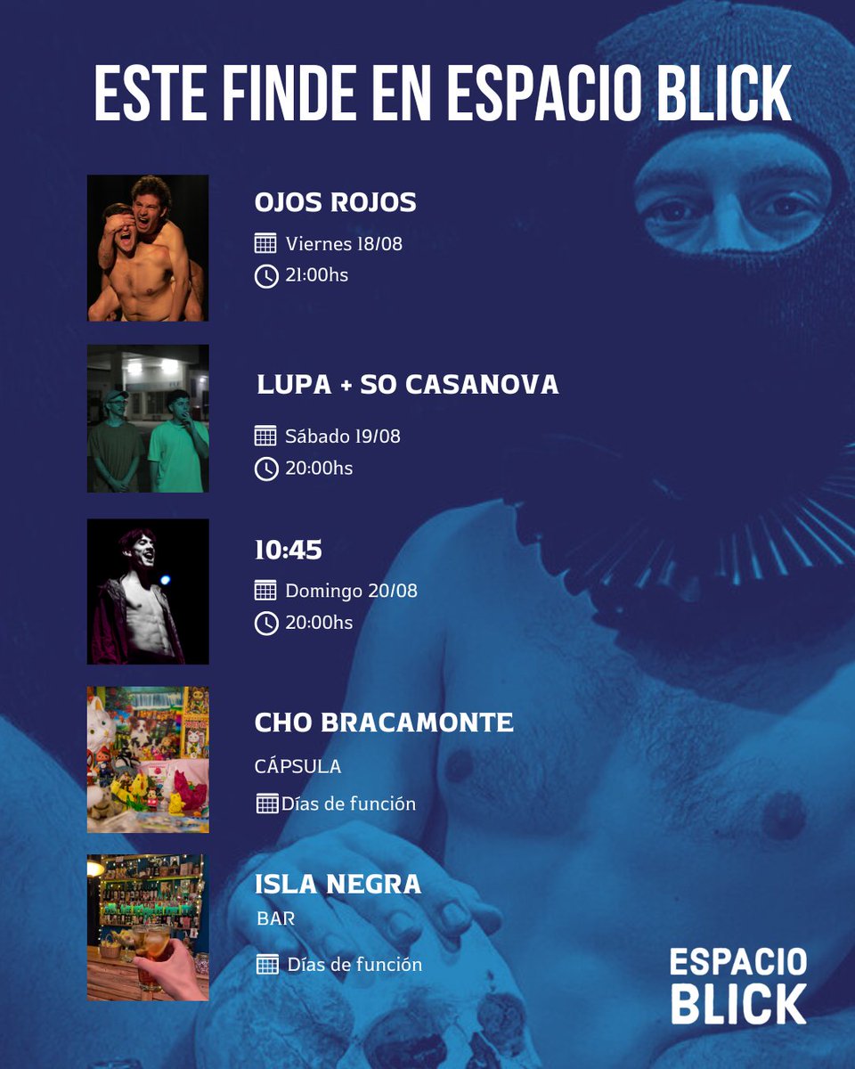 espacioblick's tweet photo. Este finde es Espacio Blick <3 https://t.co/EQcdaYakB1