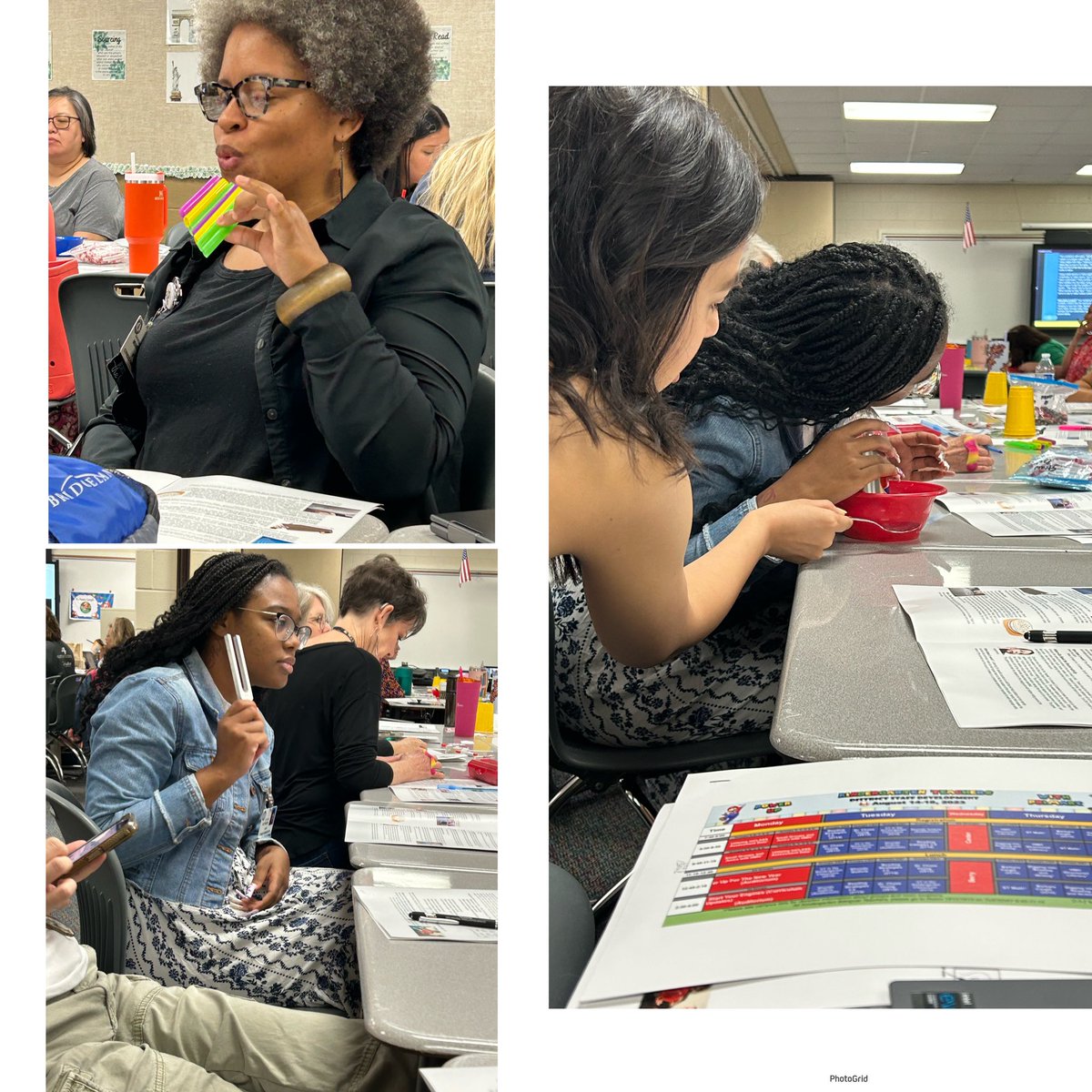 EvaPCFISD's tweet image. Our kindergarten team learned about new engaging strategies for science! #BarbaraCargill #HandsOnLearning #PrimaryFun @FelderTamera @CarrieAnneEd @CFISDPK1 #PDWEEK2023 🧪 🧫 @CFISD_Hancock
