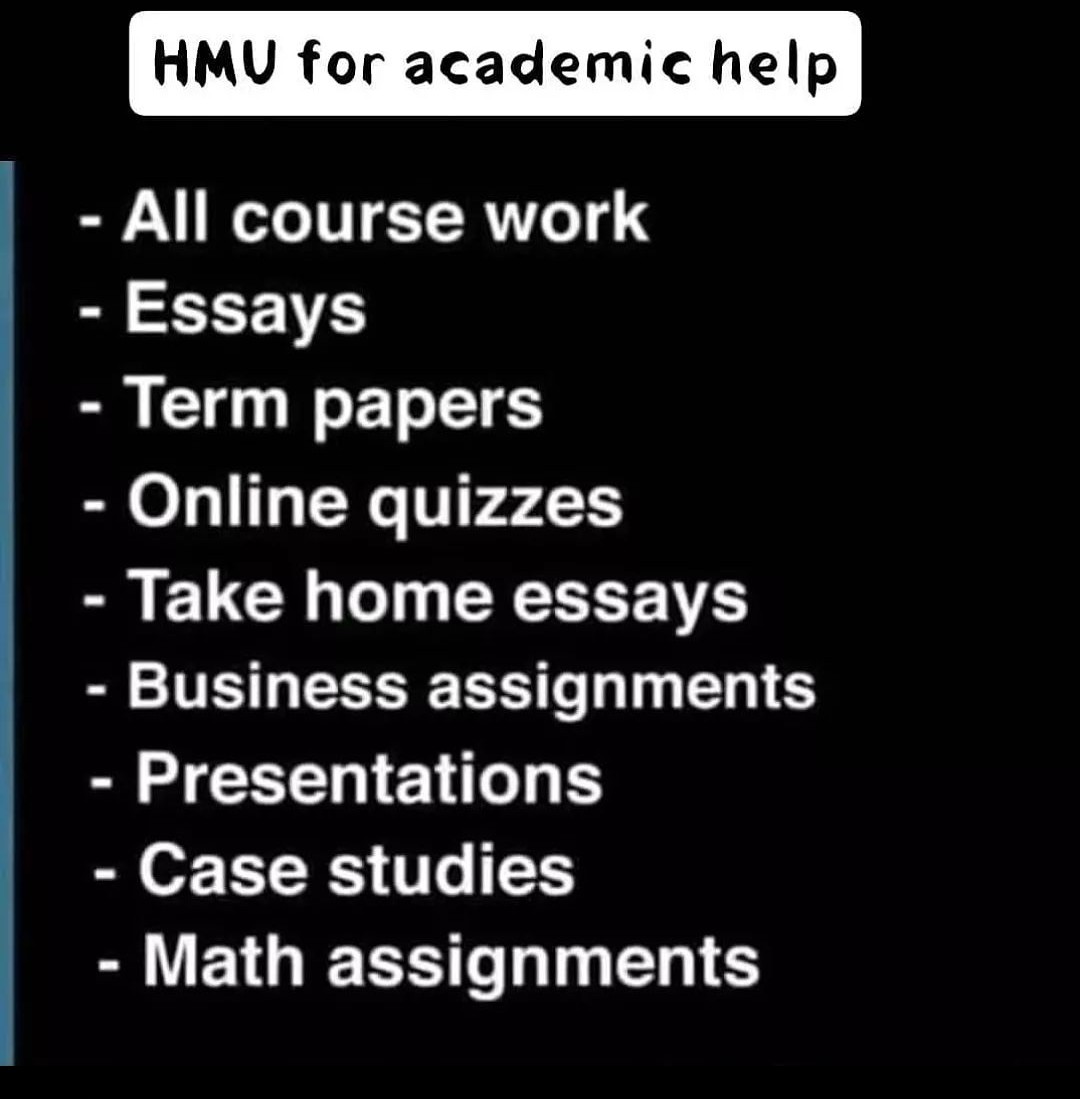 Are you stressed about online classes and assignmens? 
Worry no more I got you
DM ASAP!
#pvamu23 #pvamu24 #pvamu25 #pvamu26 #pvamu27 #ncat23 #ncat24 #ncat25 #ncat26 #ncat27 #gsu #jsu24 #jsu23 #jsu25 #jsu26 #jsu27 #hu24 #hu25 #asu23 #asu24 #asu25 #su24 #su25 
+1(951) 554-0817
