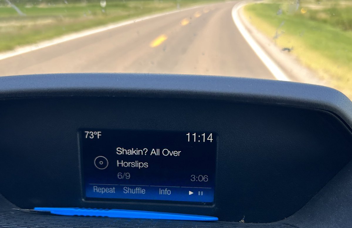 Playing in the van now: Shakin’ All Over by <a href="/horslipsmusic/">Horslips</a>