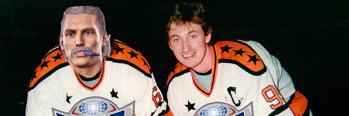 WHAhockeynews's tweet photo. 1987 WHA all star game. https://t.co/sGfIAMXQUx