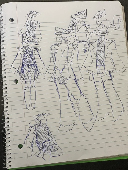Doodles from yesterday 