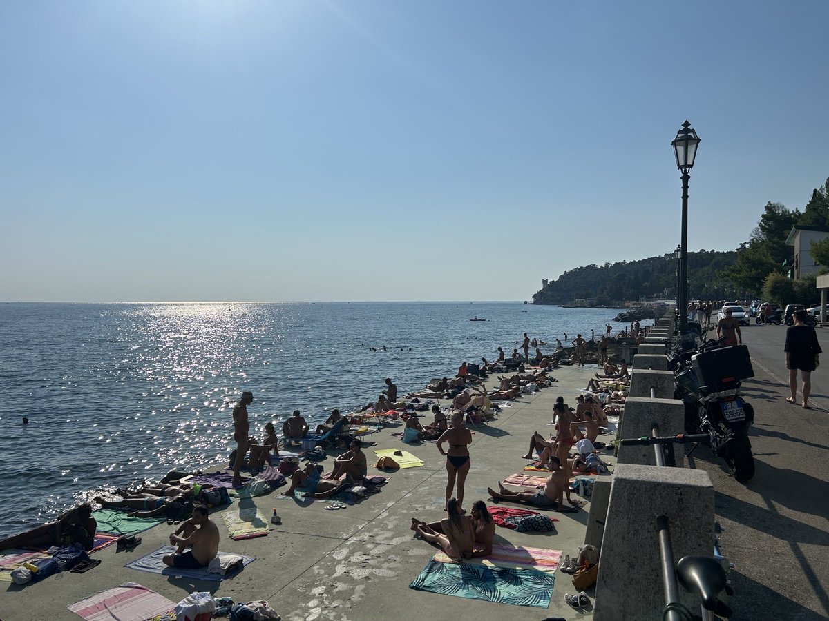 Depending on where you find yourself, Ferragosto can be a chaotic time in Italy, but there’s fewer prettier sights than the hot, late afternoon sun glistening over the azure waters of the Bay of Trieste.