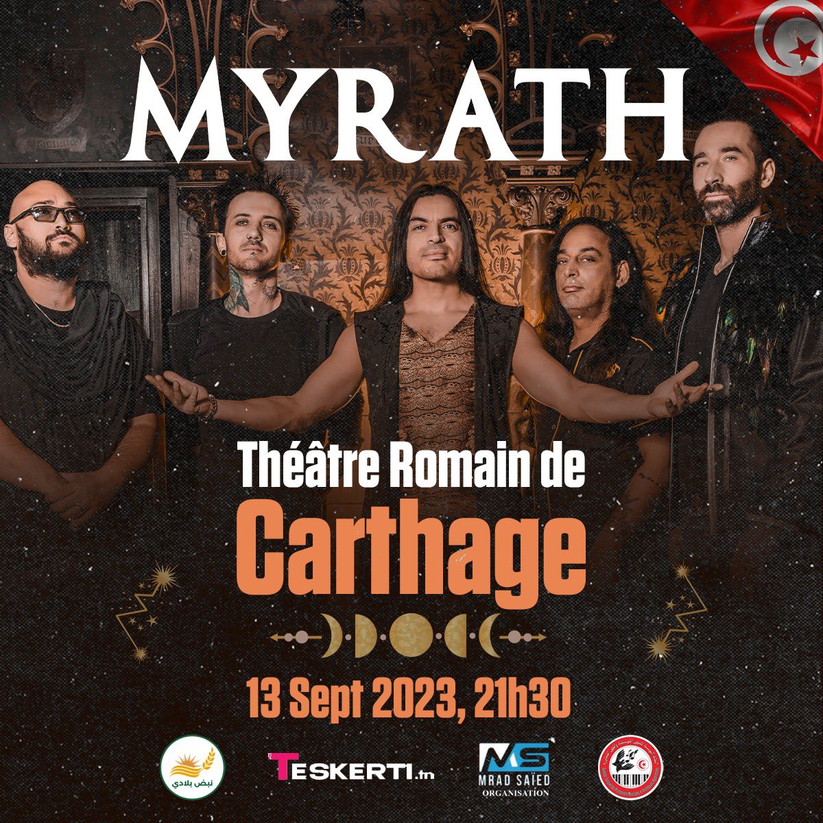 🇹🇳 Tunisia, this is now official: we will play the Roman Theatre of Carthage on September 13th! ✨

Save the date now, we will follow with the ticket information as soon as possible. 

We're Coming Home. 🧡