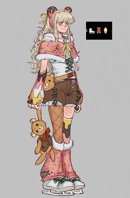 the design i made for my part with  ^.^  